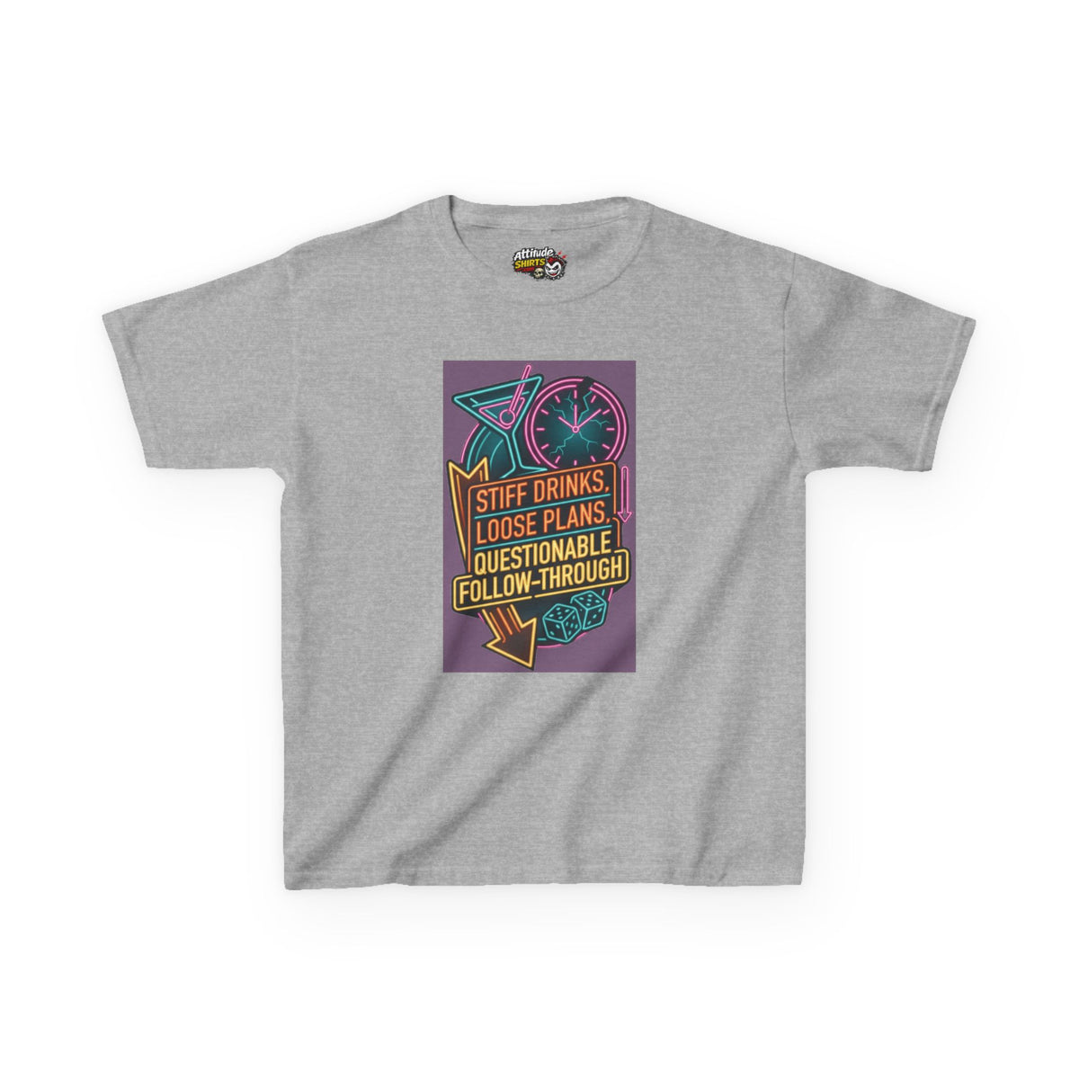 "Stiff Drinks Loose Plans" Kids Tee