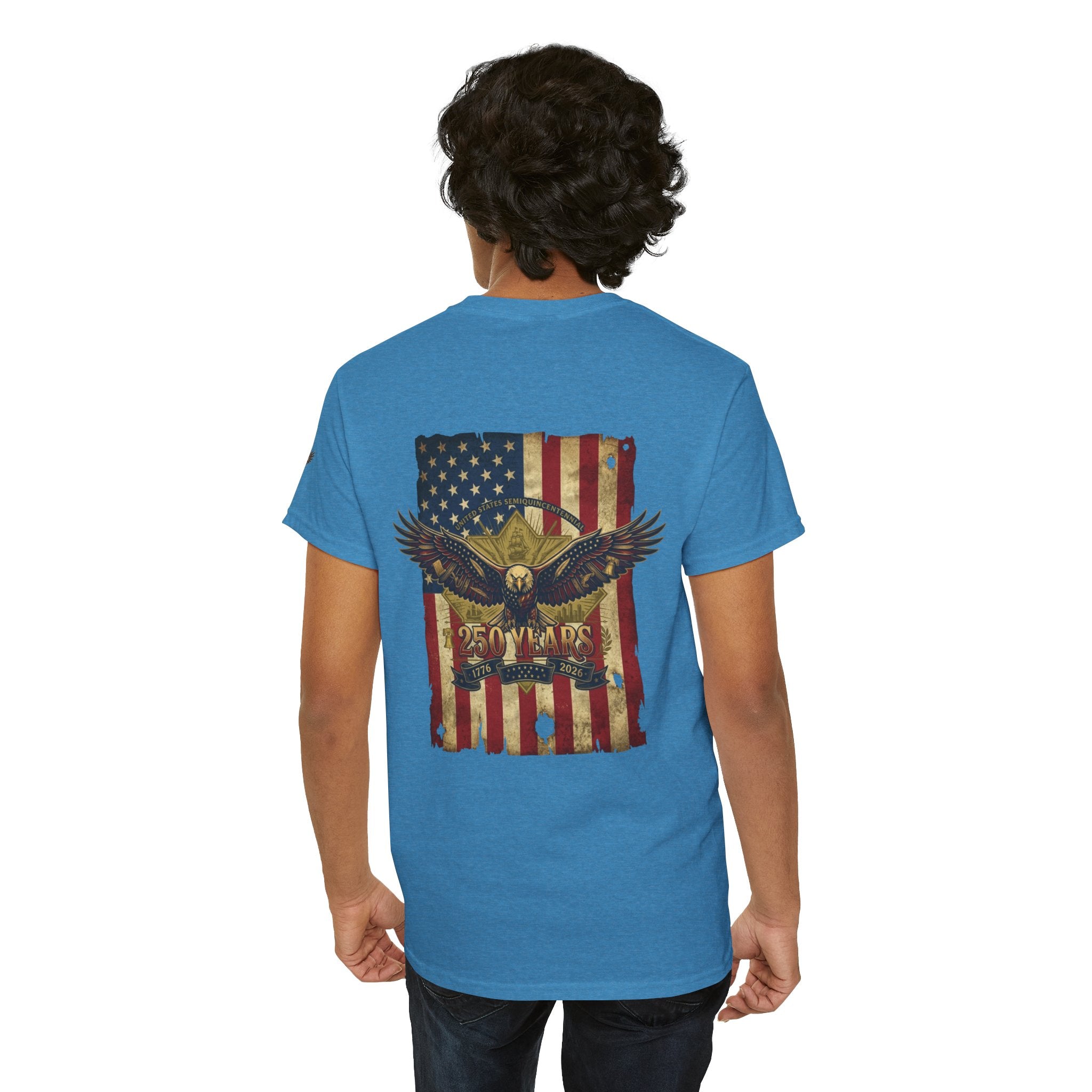 "Eagle and Flag 250 Years" Premium Graphic Tee