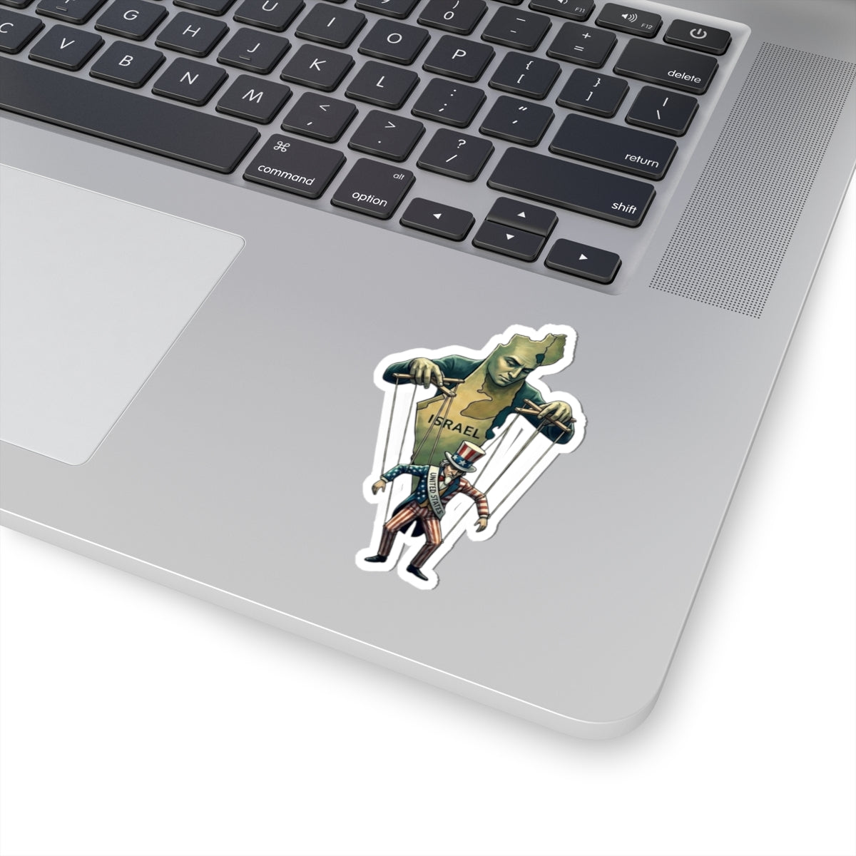 Strings Attached | Kiss-Cut Sticker — AttitudeShirts