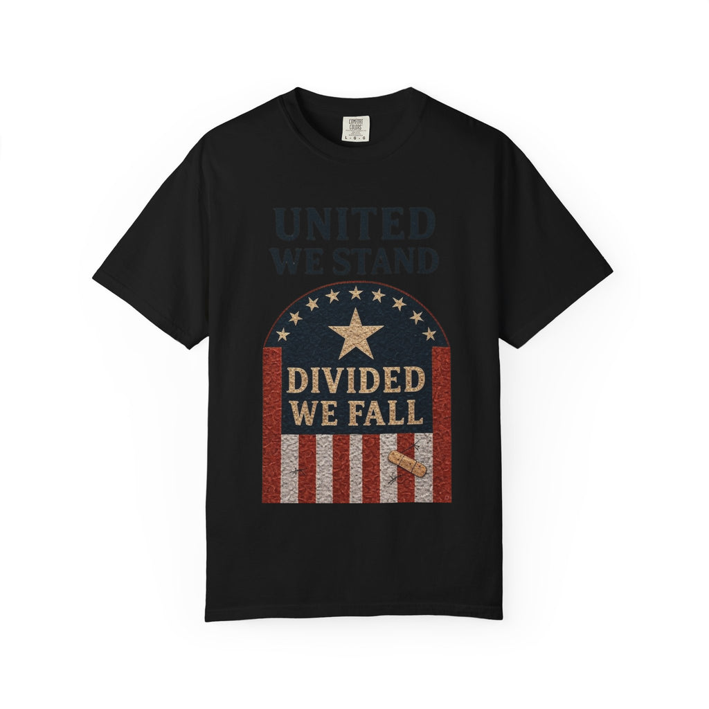 "UNITED WE STAND" Unisex Garment-Dyed T-shirt
