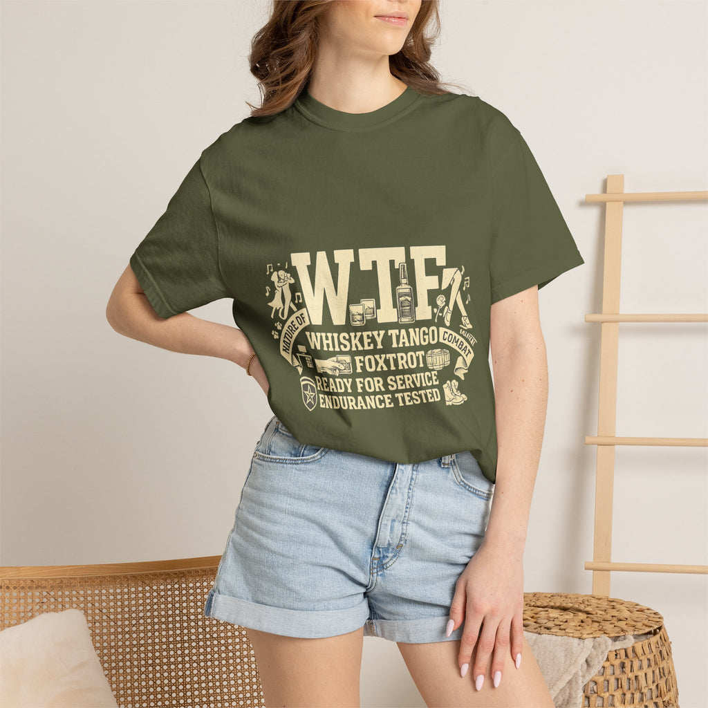 WTF Nature of Combat | Garment-Dyed Tee — AttitudeShirts