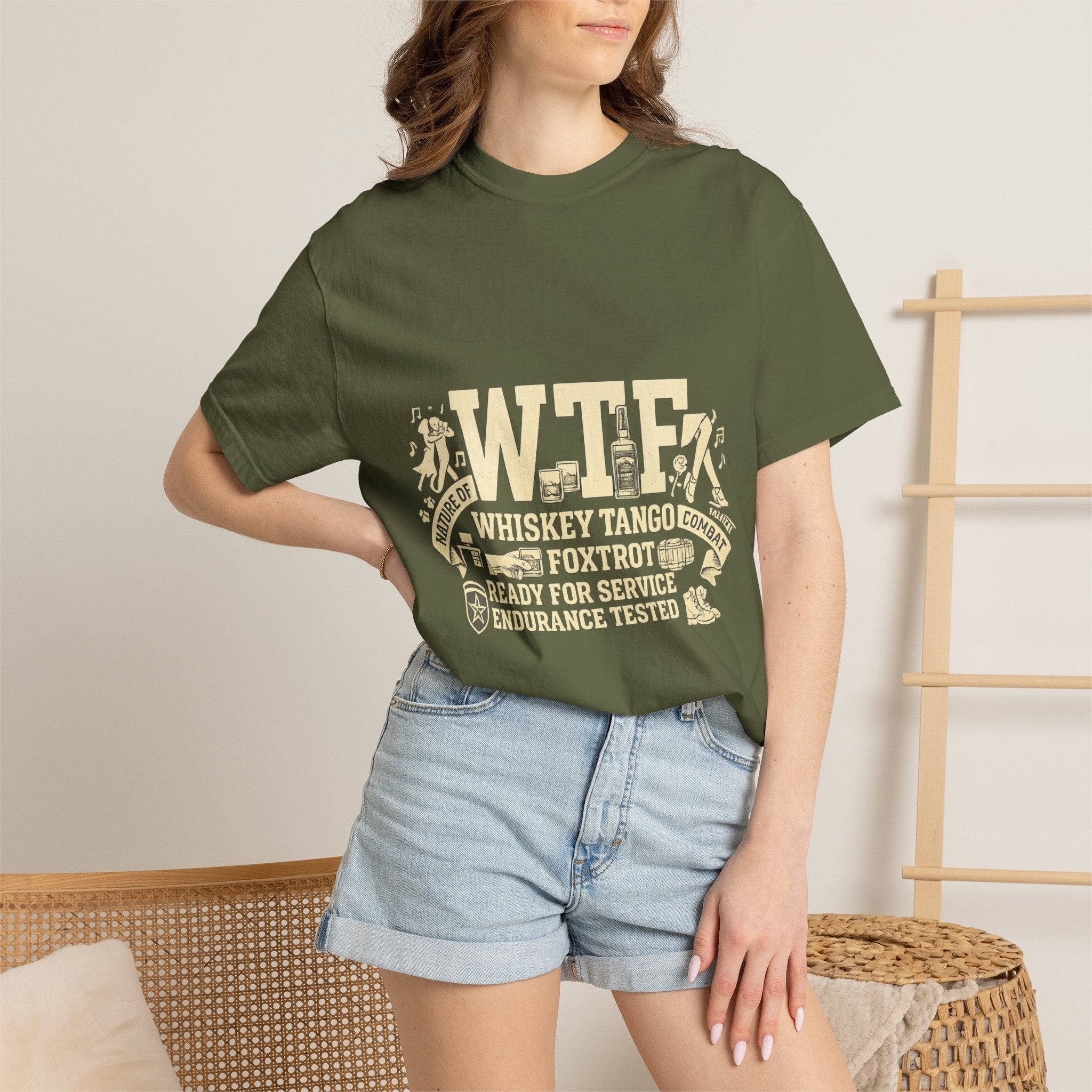 WTF Nature of Combat | Garment-Dyed Tee — AttitudeShirts