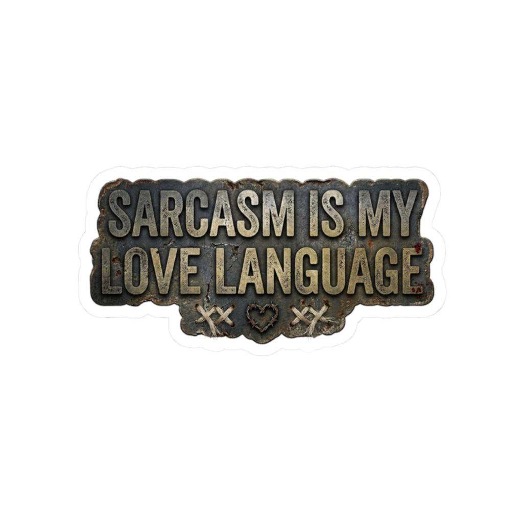 Fluent in Sarcasm | Kiss-Cut Sticker — AttitudeShirts