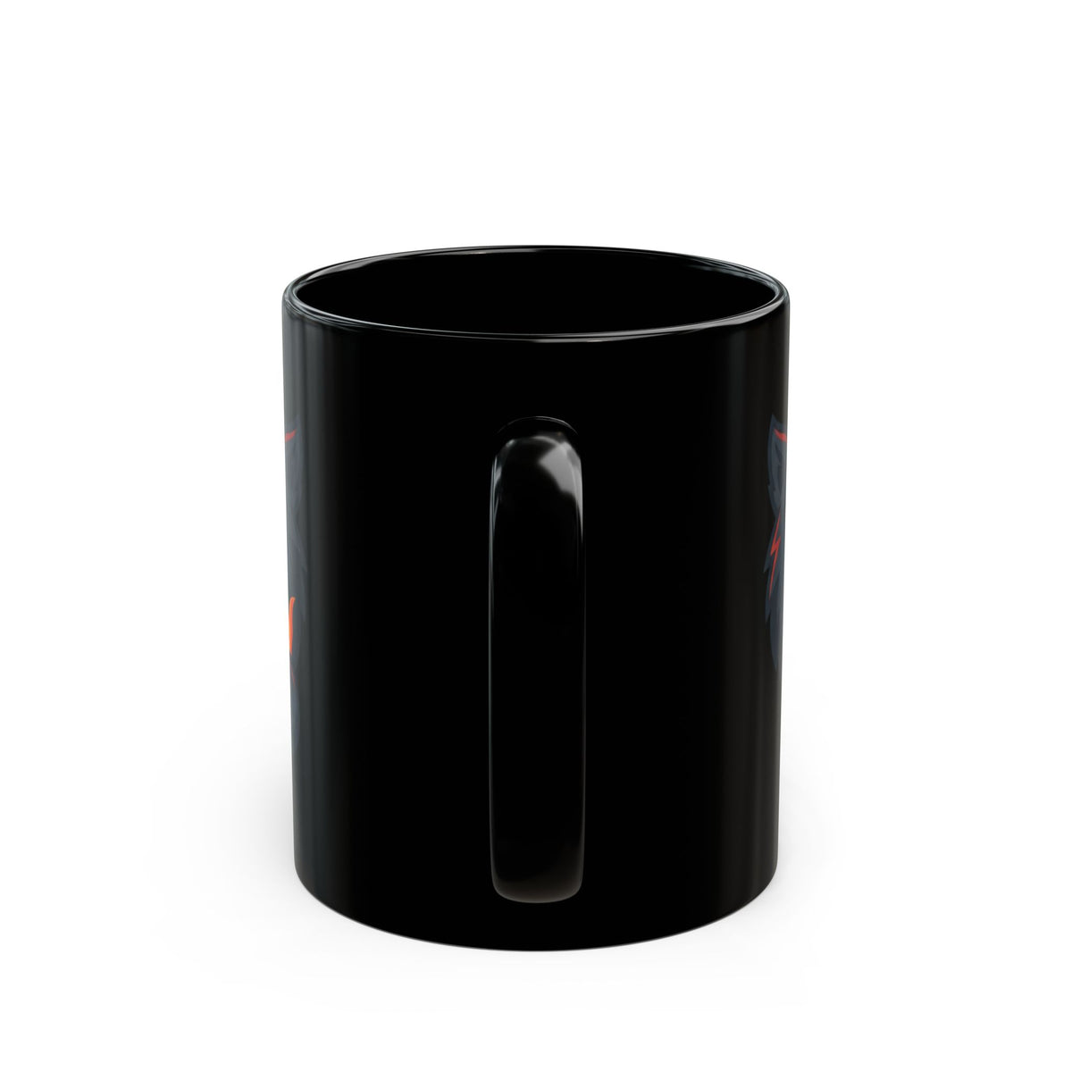 "You Won't Like It I'm Hangry" Black Ceramic Mug — Graphic