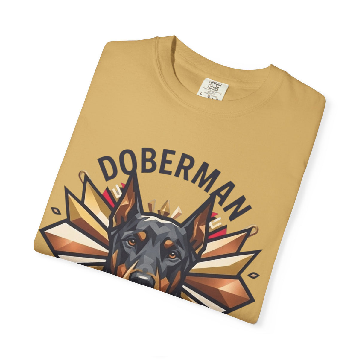 "Doberman Defender" Unisex Garment-Dyed Tee