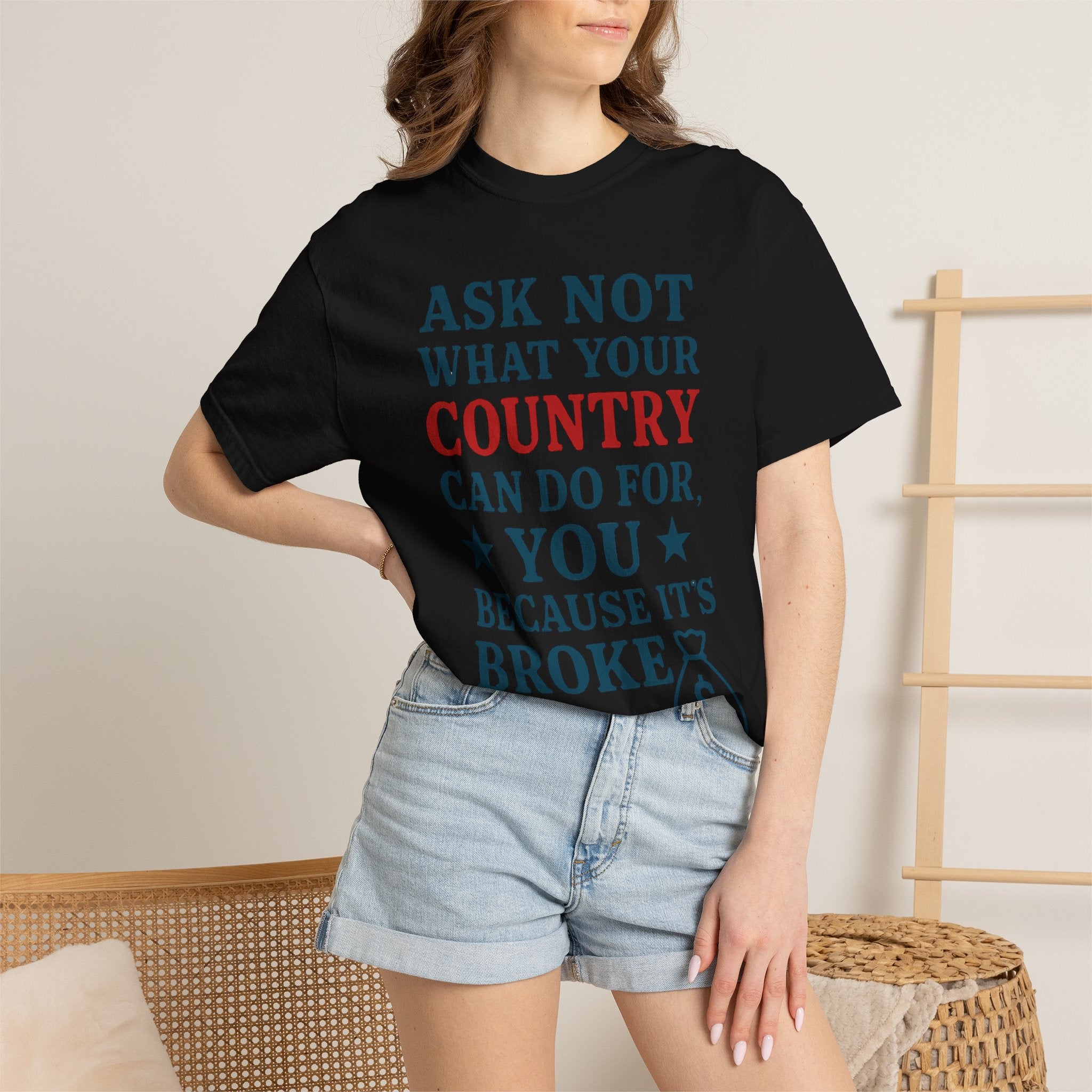 "Because It’s Broke" Unisex Garment-Dyed T-shirt