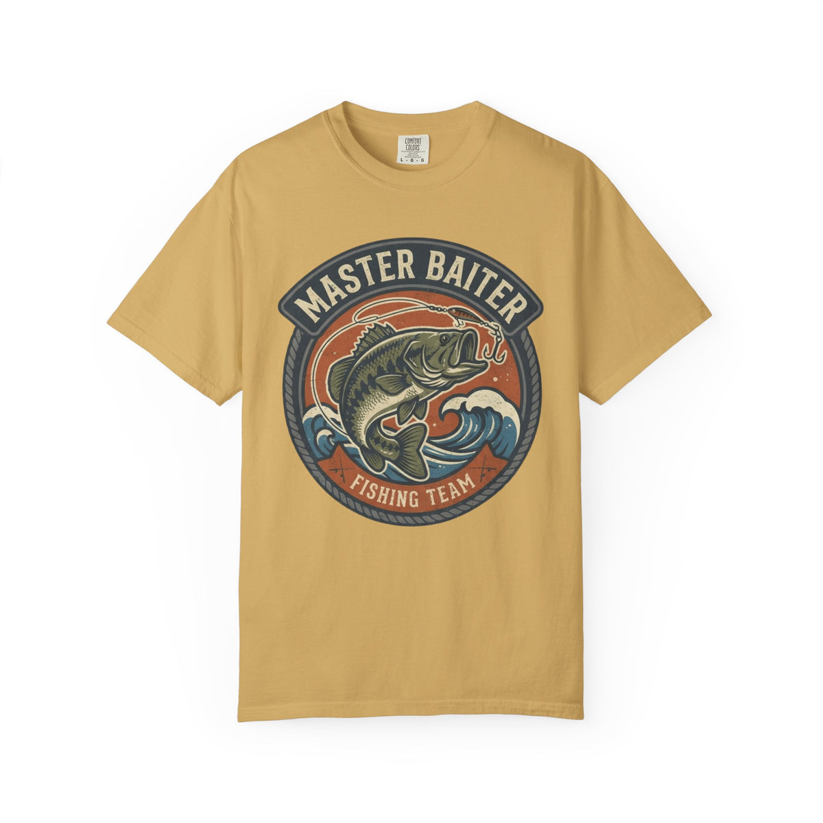 Color: Mustard | Master Baiter Unisex Garment-Dyed Tee