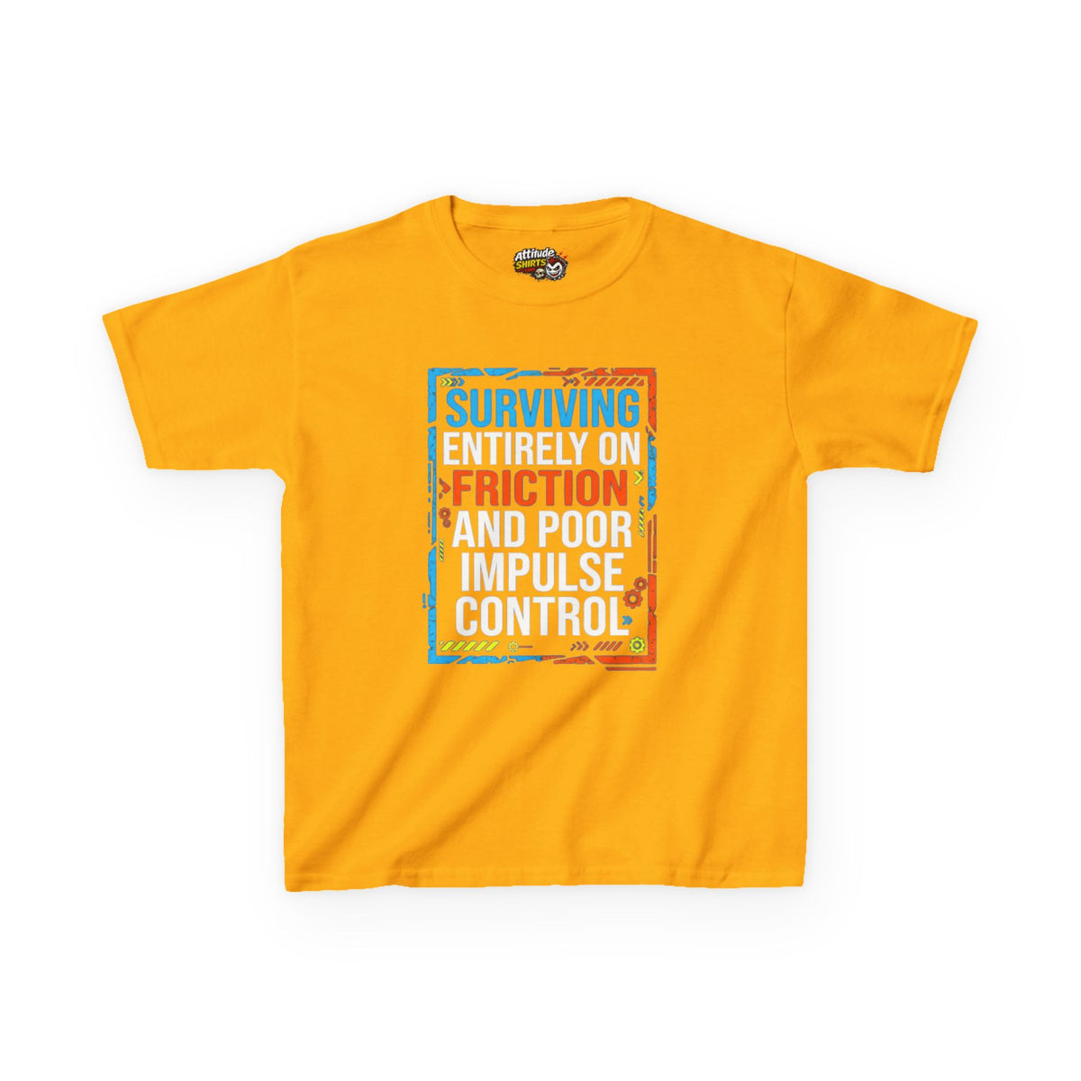 "Surviving On Friction" Kids Tee