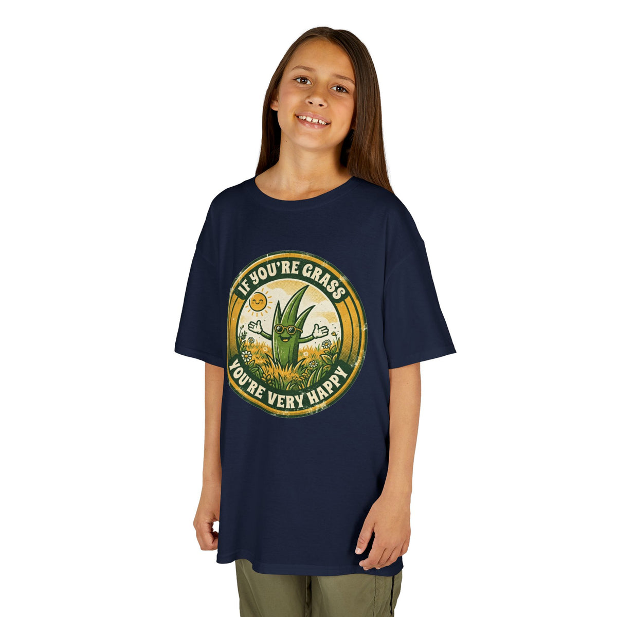 "If You're Grass You're Very Happy" Kids Tee