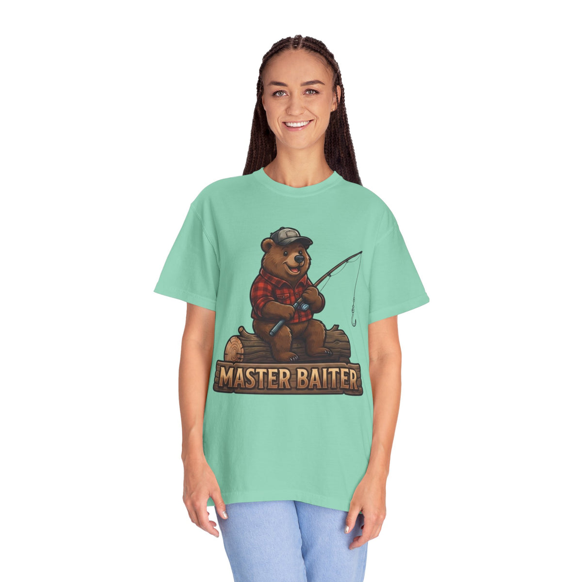 Color: Island Reef | Bear Master Baiter Unisex Garment-Dyed Tee