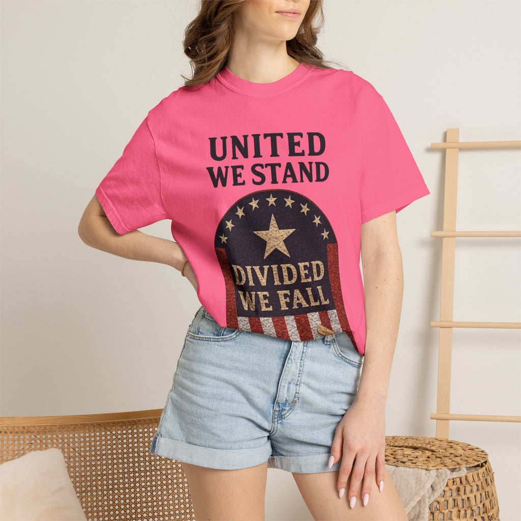 "UNITED WE STAND" Unisex Garment-Dyed T-shirt