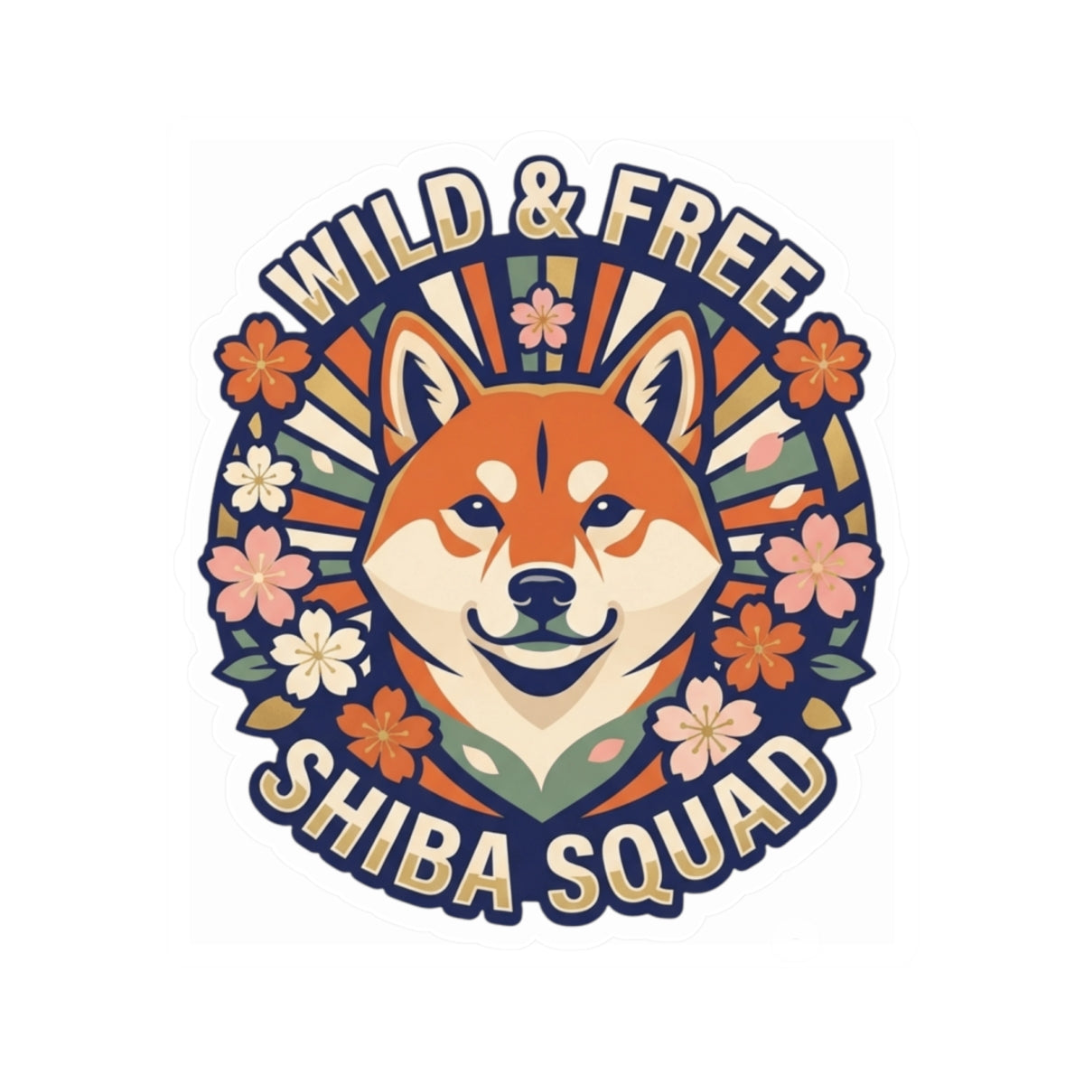 "Shiba Squad" Sticker — Main