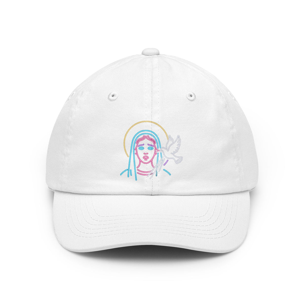 Color: White | Good Book Series MILF Dad Hat — Graphic
