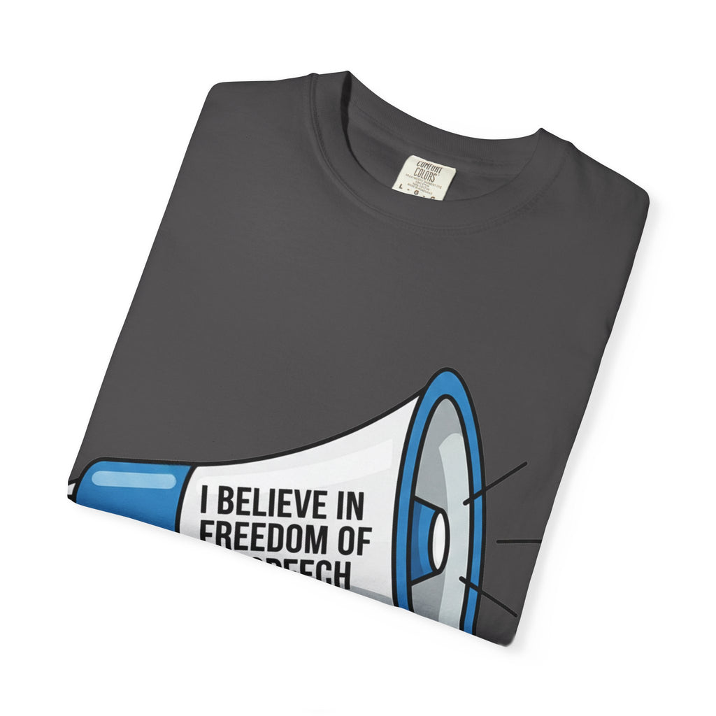 "Freedom of Speech" Unisex Garment-Dyed T-shirt