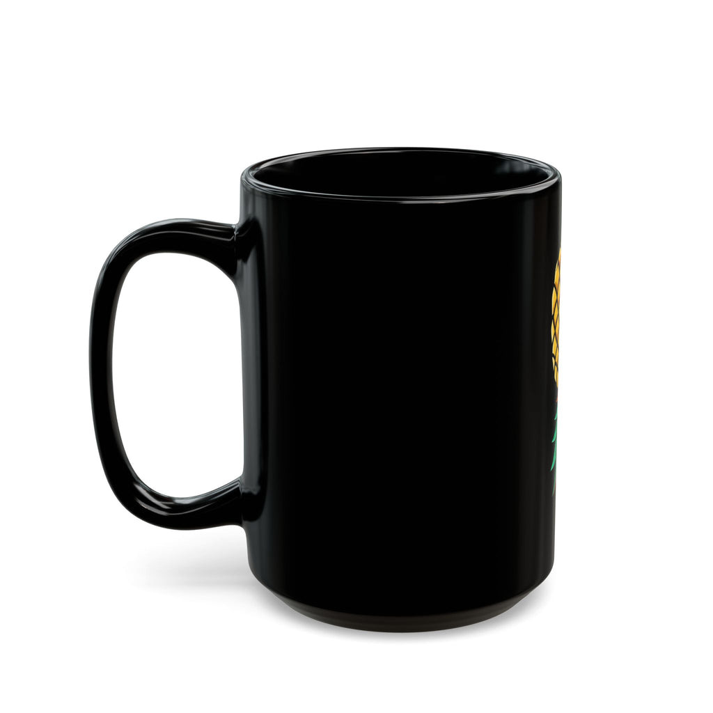 "Good Eating" Black Ceramic Mug — Graphic