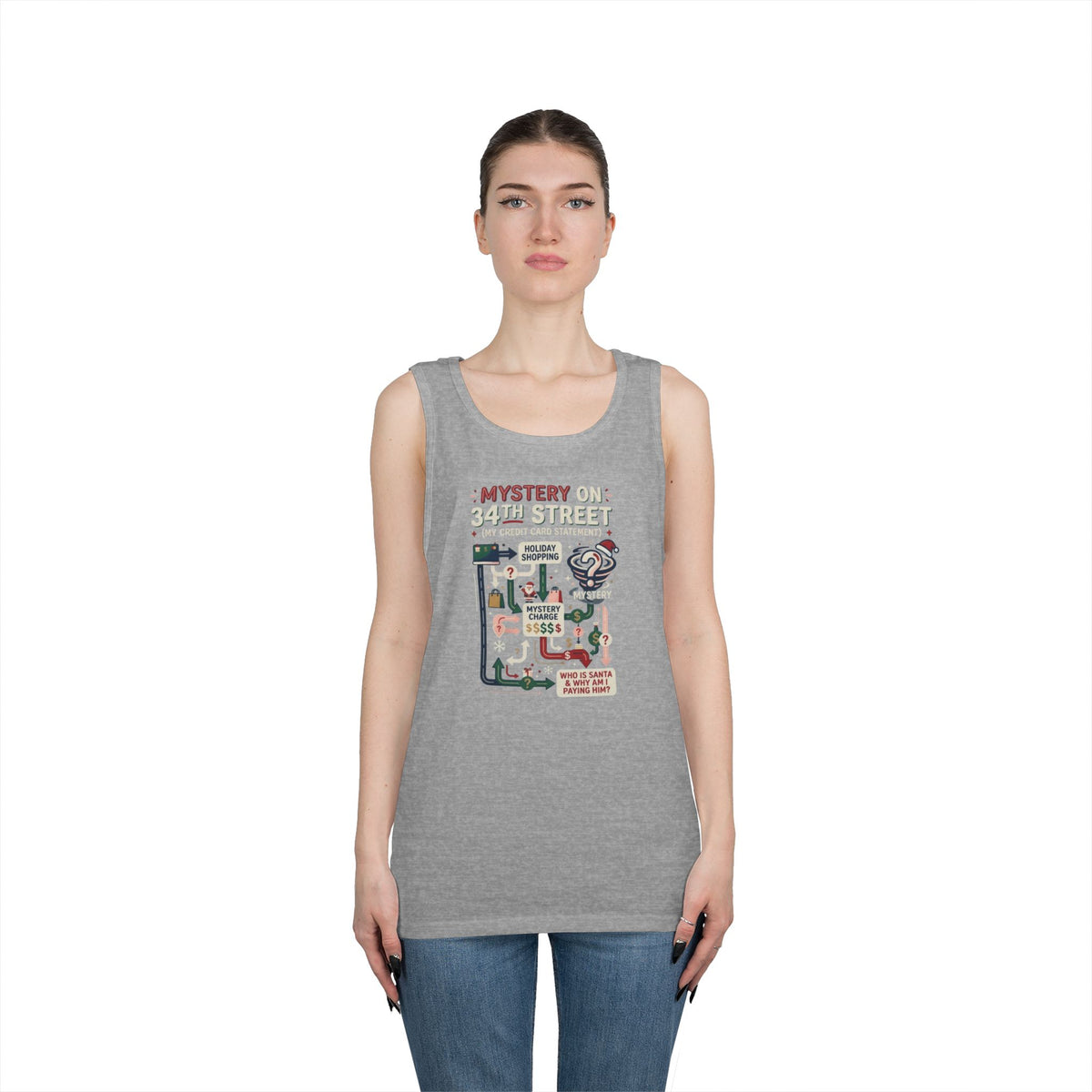 Color: Sport Grey | Mystery On 34th Street Tank Top