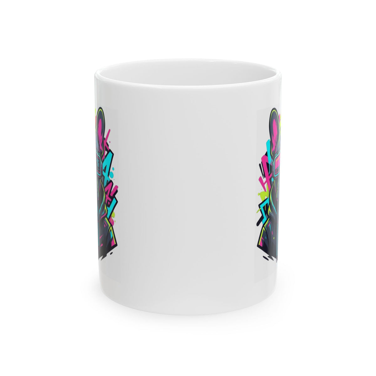 "Cool Pup" White Ceramic Mug