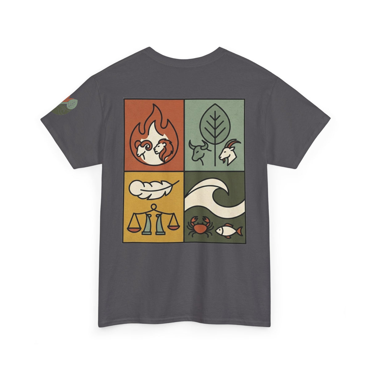 "Four Elements- Fire, Earth, Air, Water" Premium Graphic Tee