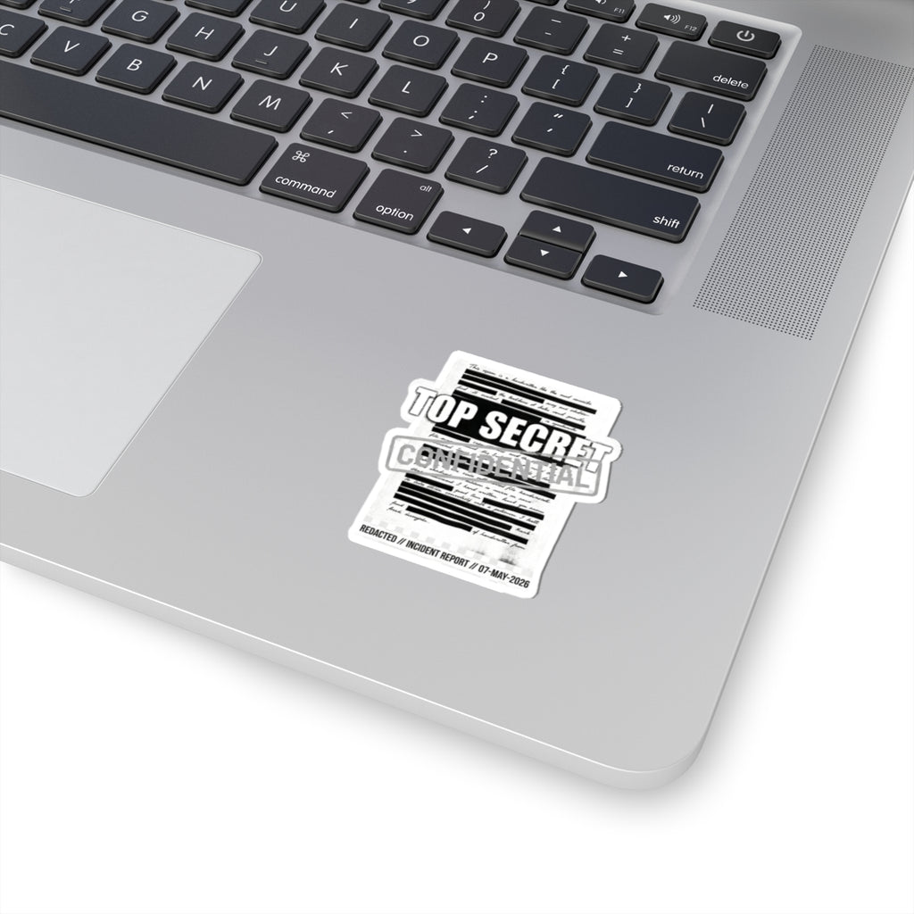 Classified Information Enthusiast | Kiss-Cut Sticker — AttitudeShirts