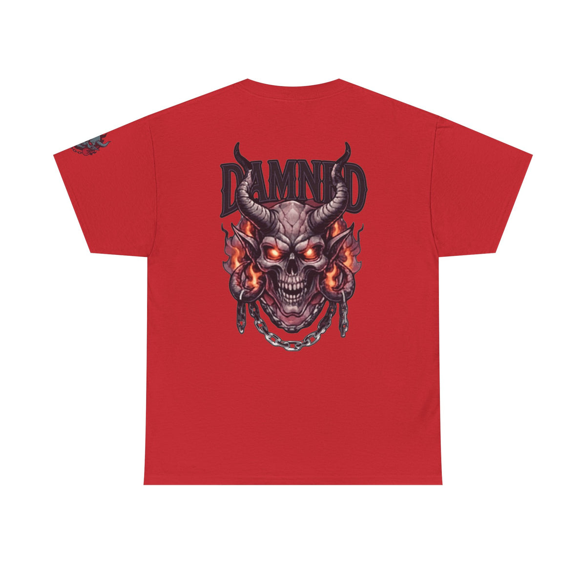 Color: Red | Damned Premium Graphic Tee