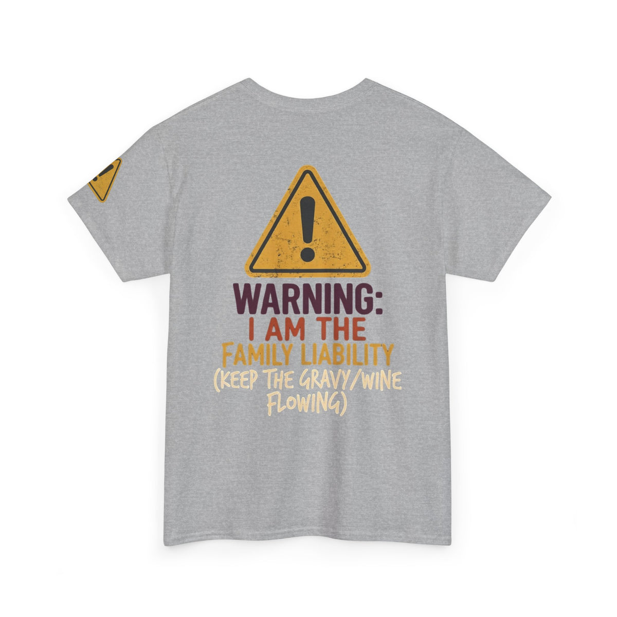 Warning I am The Family Liability Premium Graphic Tee