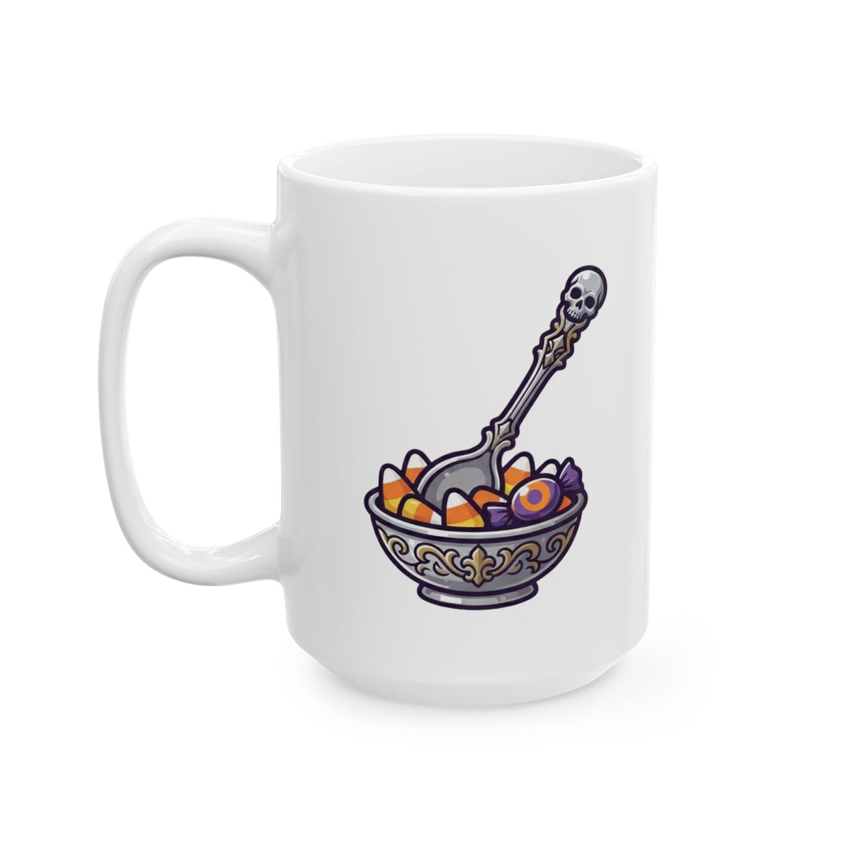 "This Is My Body" White Ceramic Mug — Graphic