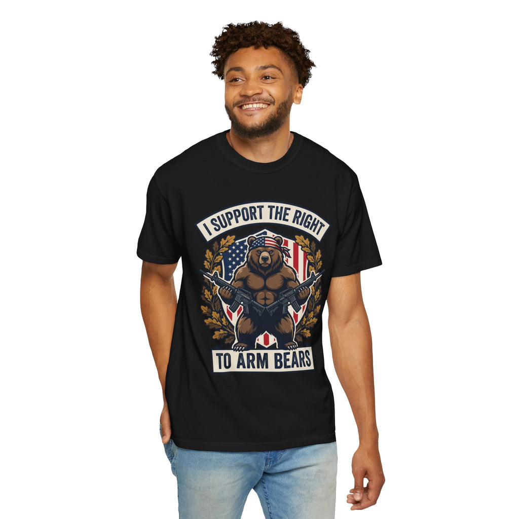 "Right to Arm Bears" Unisex Garment-Dyed Tee
