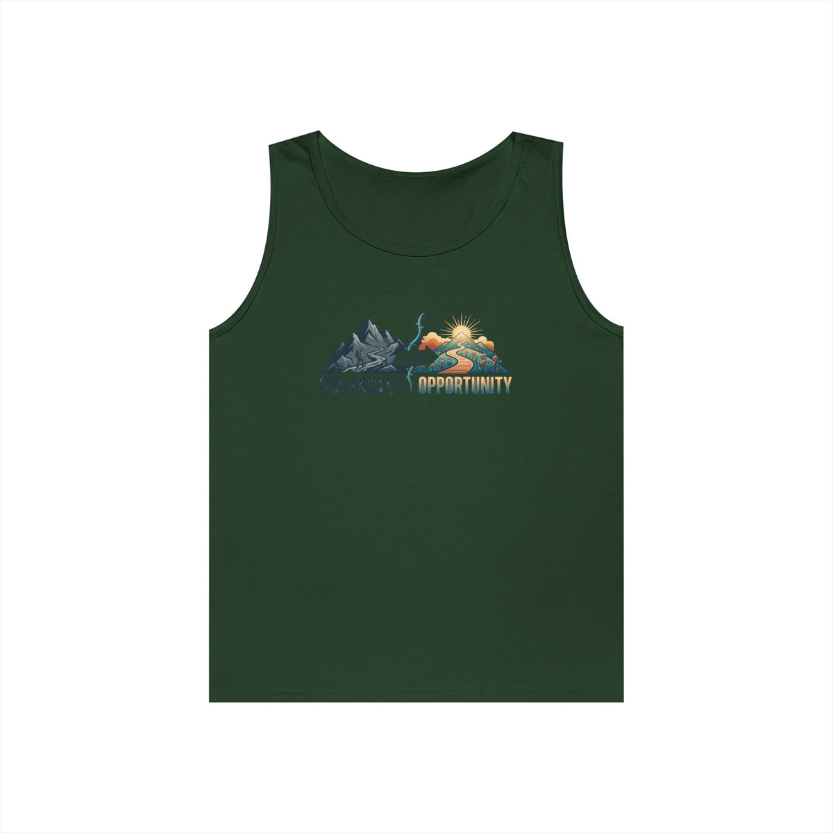 Color: Forest Green | Obstacle Or An Opportunity Tank Top