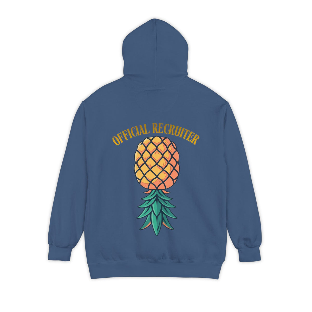 Color: True Navy | Official Recruiter Garment-Dyed Hoodie