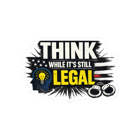 Thought Criminal | Kiss-Cut Sticker — AttitudeShirts