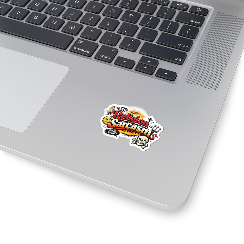 Holy Sarcasm | Kiss-Cut Sticker — AttitudeShirts