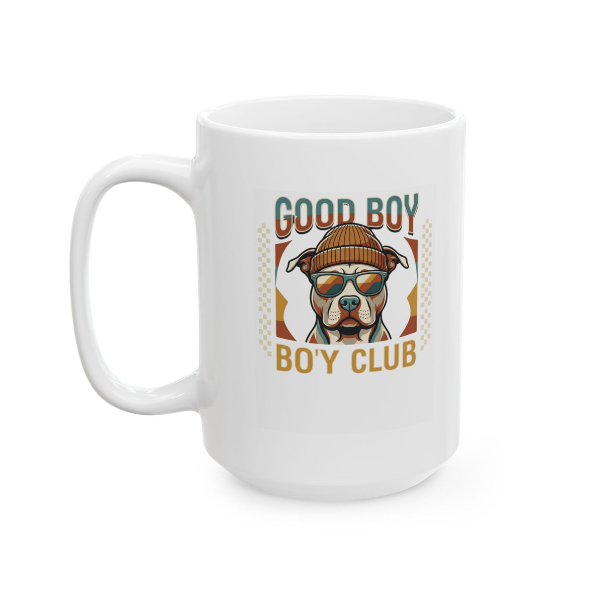 "Good Boy Bo'y Club" White Ceramic Mug