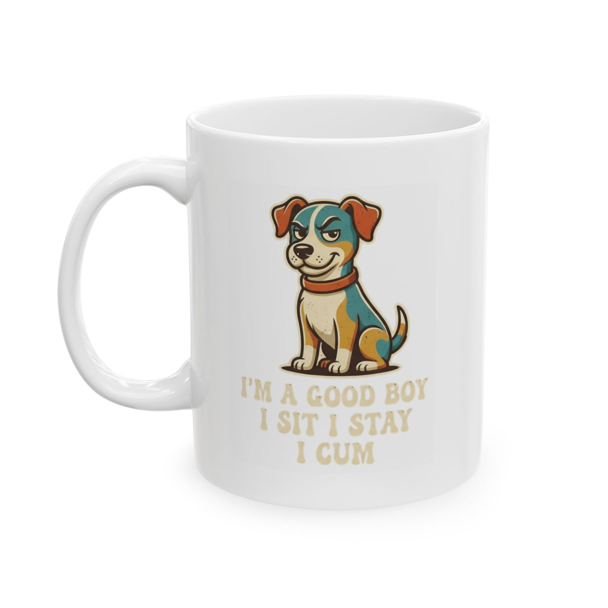 "I'm A Good Boy" White Ceramic Mug