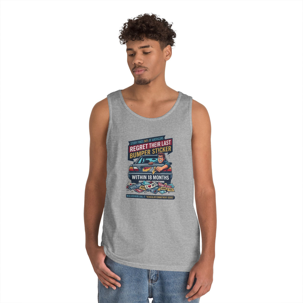 "Bumper Sticker Regret" Tank Top