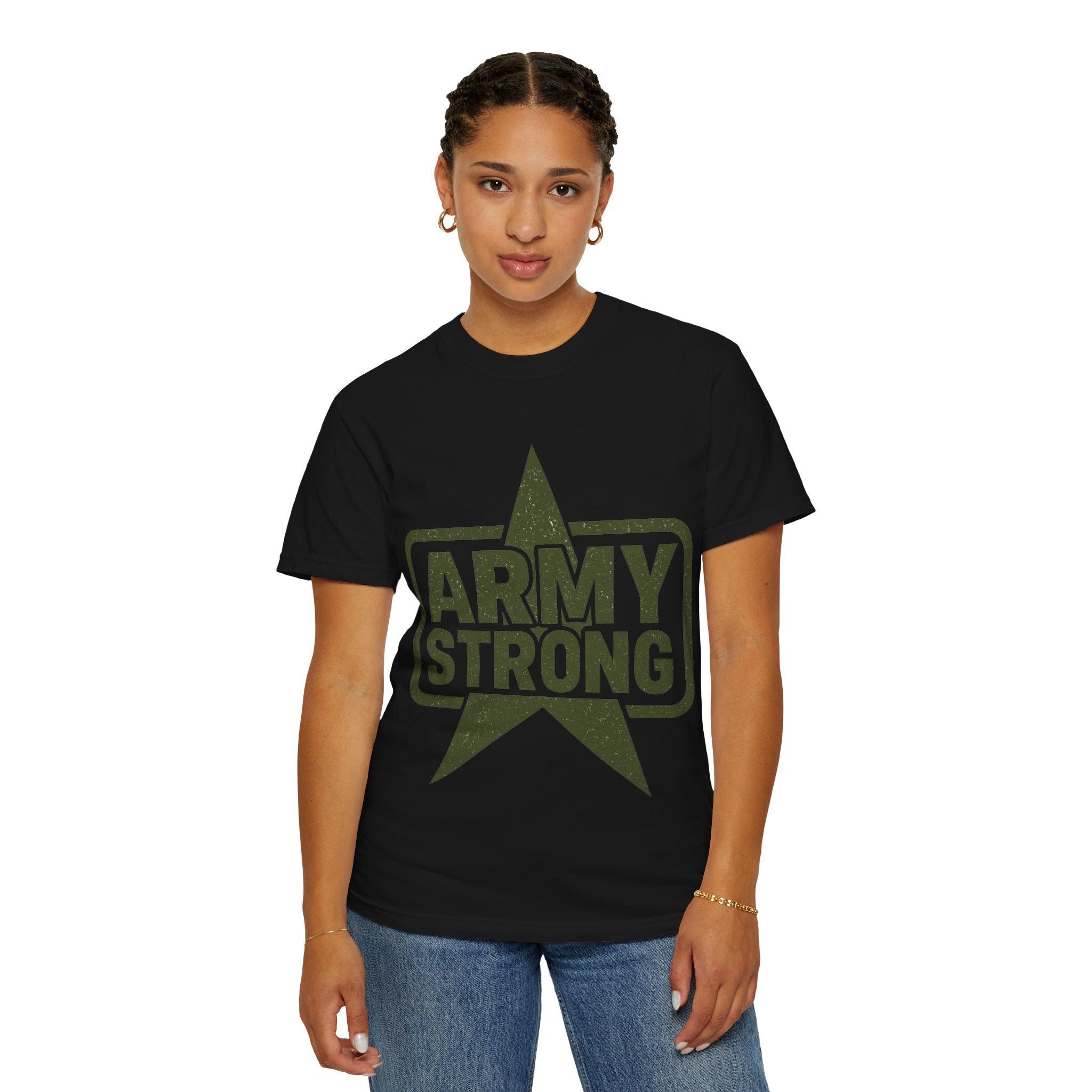 "Army Strong" Unisex Garment-Dyed T-shirt