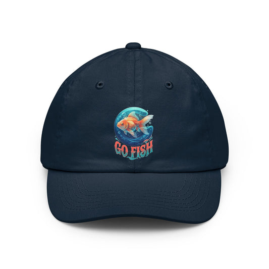 Color: Navy | Go Fish Dad Hat