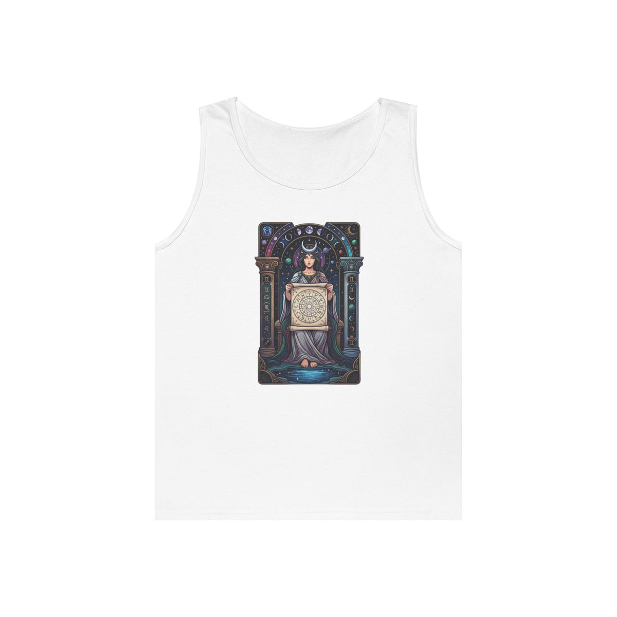 "The Cosmic Tarot (High Priestess)" Tank Top