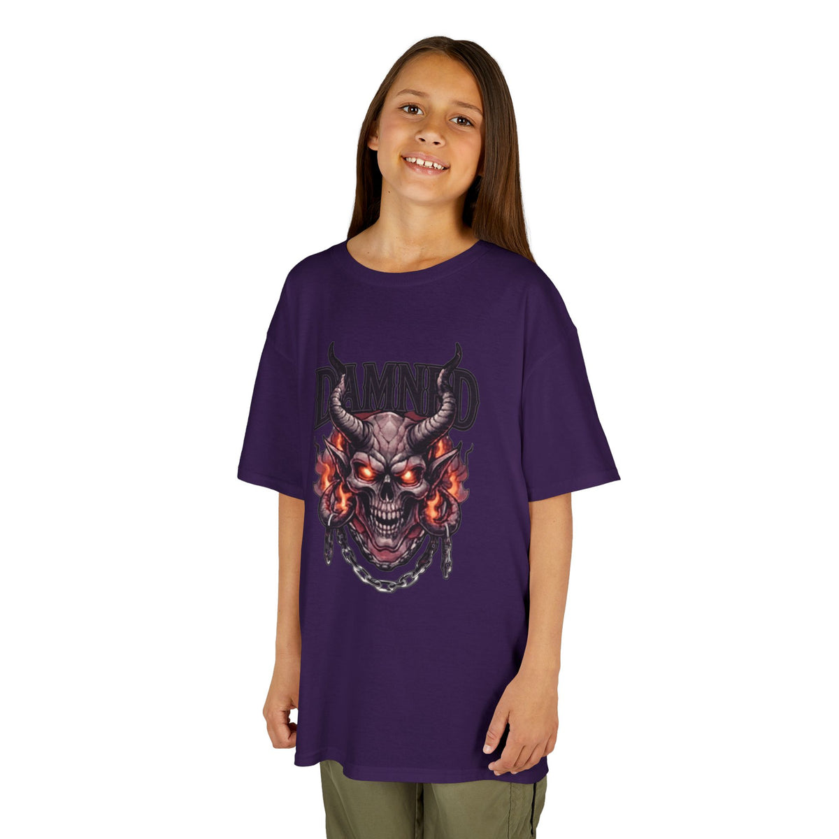 Color: Purple | Damned Kids Tee