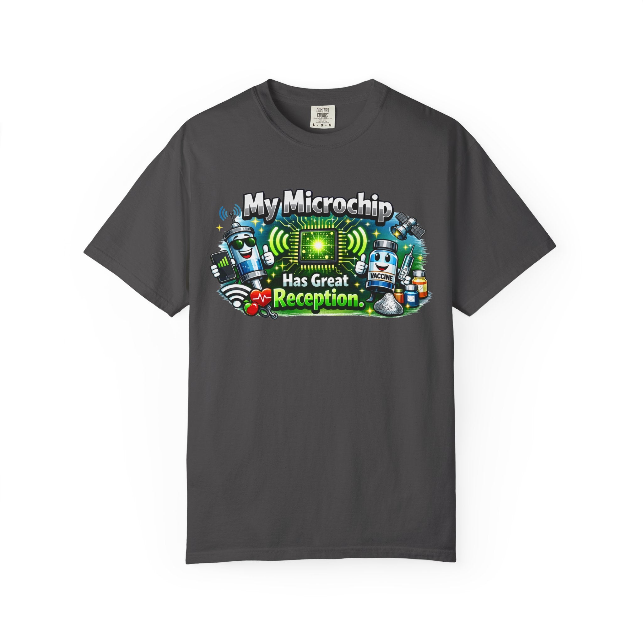 Great Reception Microchip | Garment-Dyed Tee — AttitudeShirts