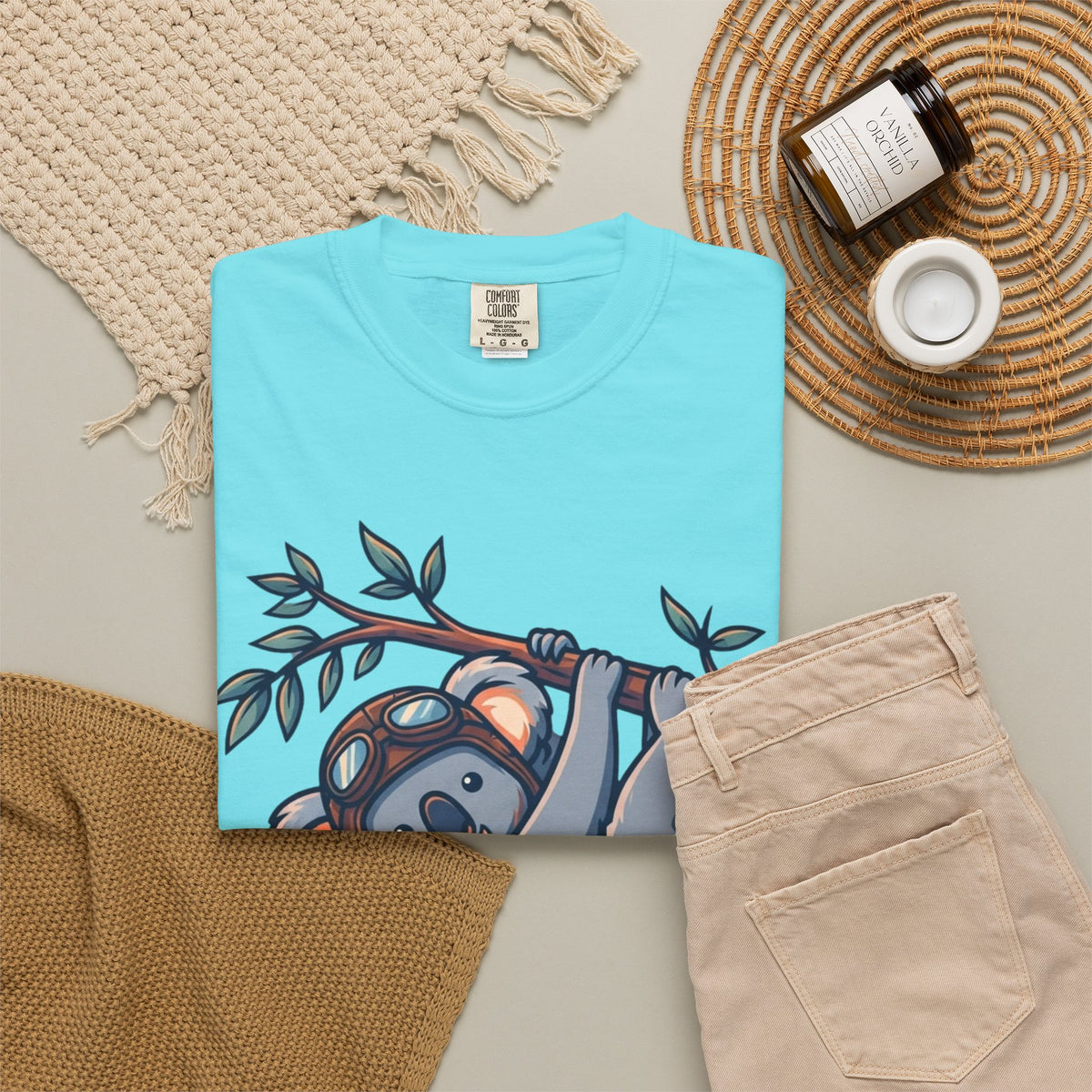 "Koala Credible" Unisex Garment-Dyed Tee