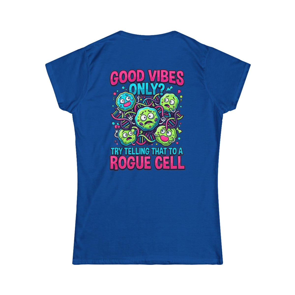 Color: Royal | Good Vibes Only Women's Tee