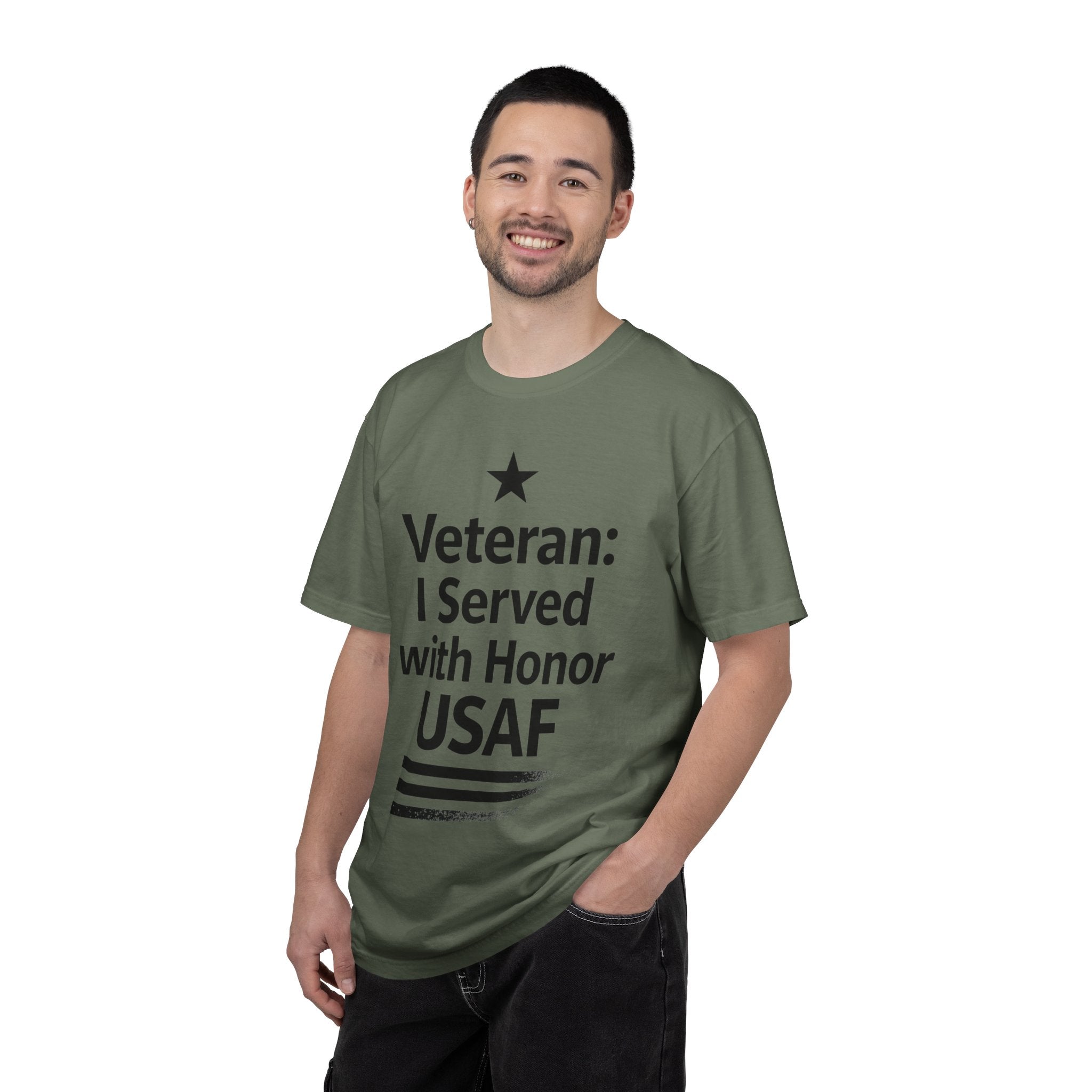 "Served With Honor" Unisex Garment-Dyed T-shirt