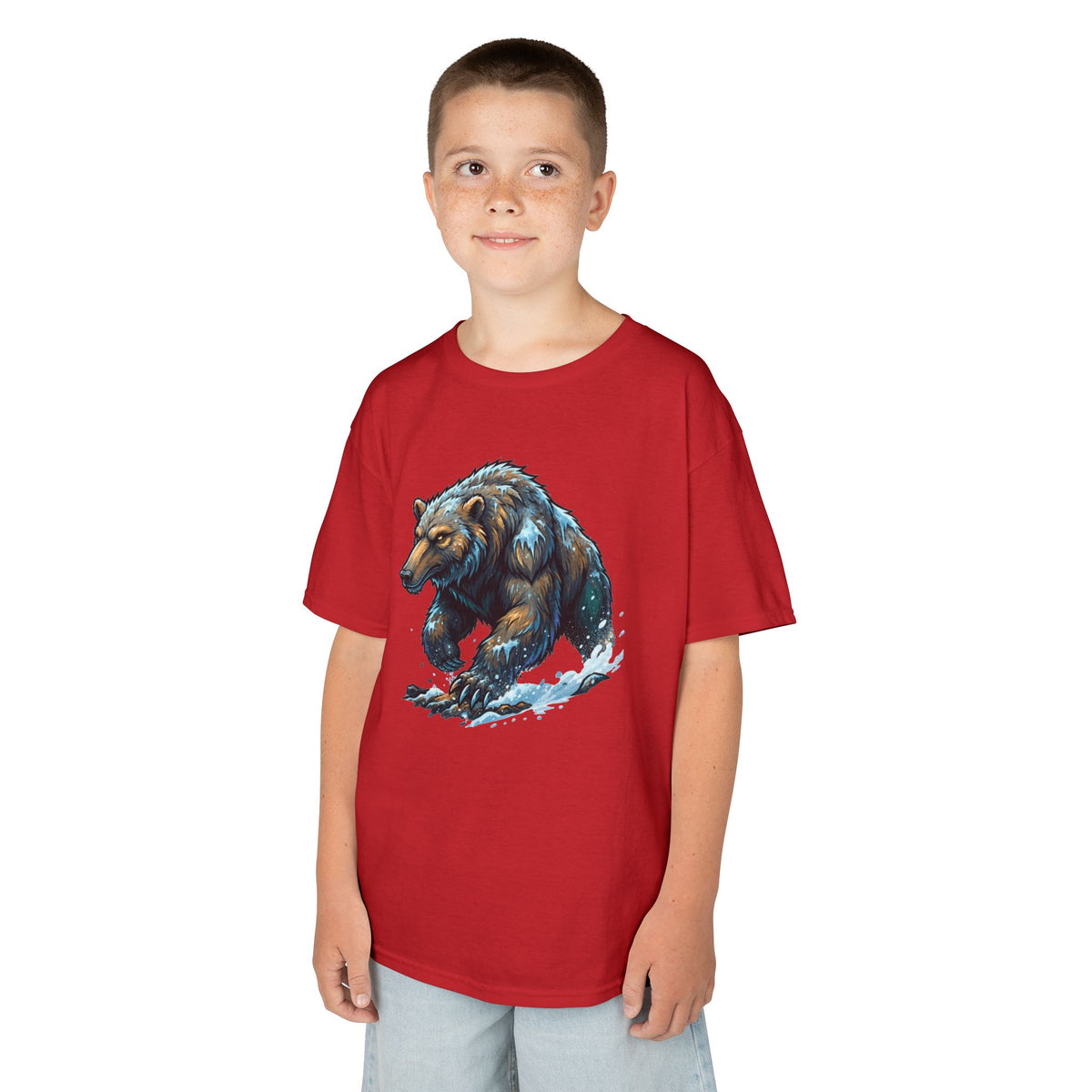 Color: Red | Alioat (Siberian Folklore) Kids Tee