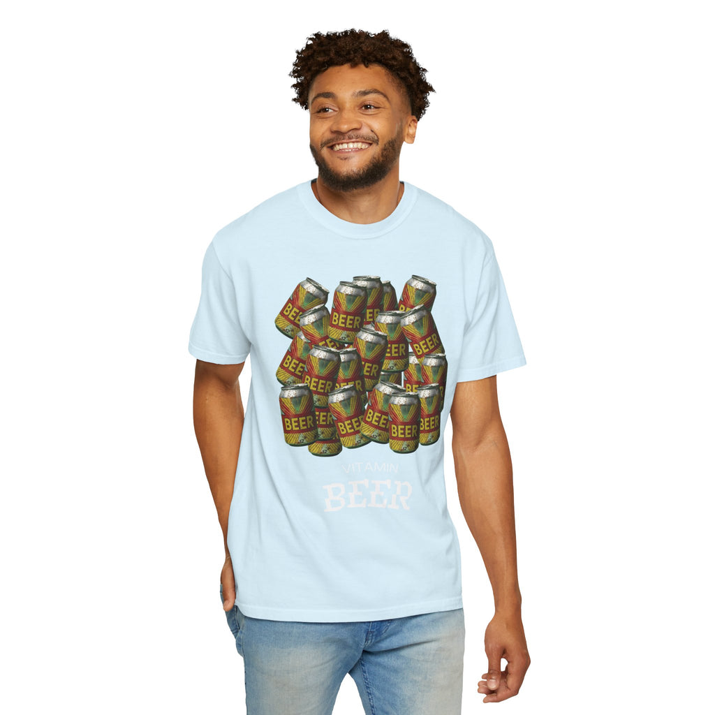 "Vitamin Beer 5" Unisex Garment-Dyed T-shirt