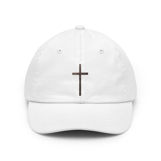 Color: White | God Has A Plan For Me Dad Hat — Graphic