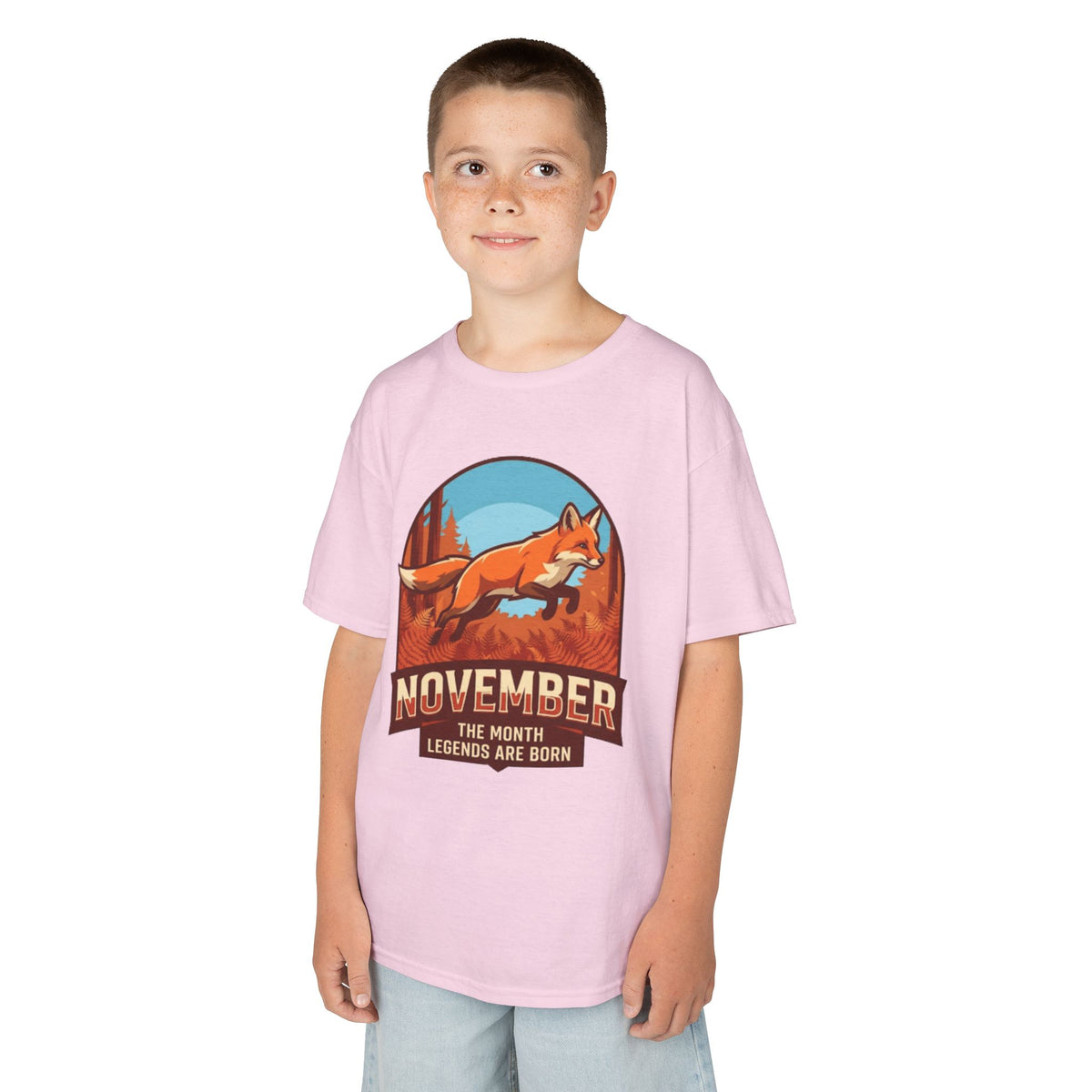 Color: Light Pink | November Legend Kids Tee