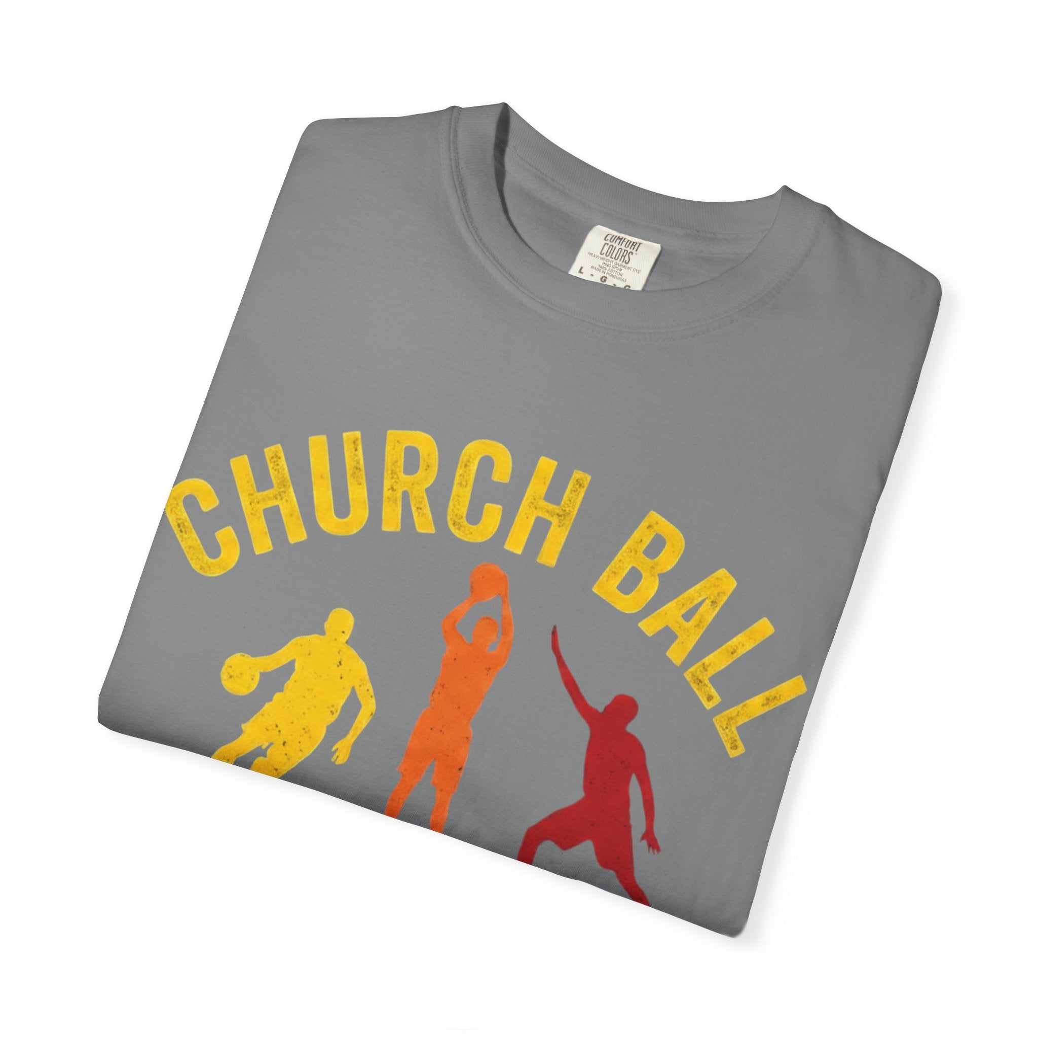 "Church Ball Swear Words" Unisex Garment-Dyed T-shirt