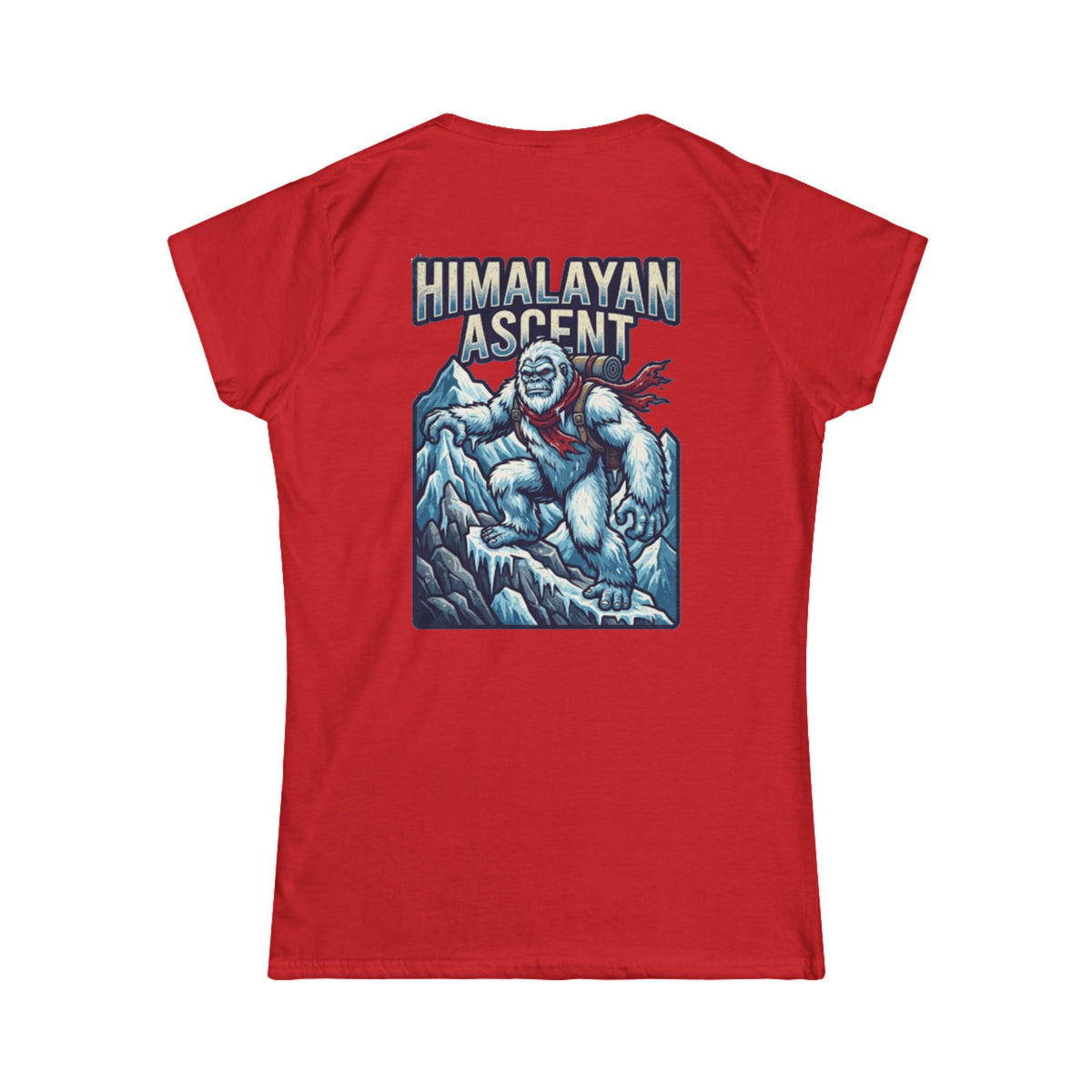 Color: Red | Yeti-Abominable Snowman (Himalayas) Women's Tee