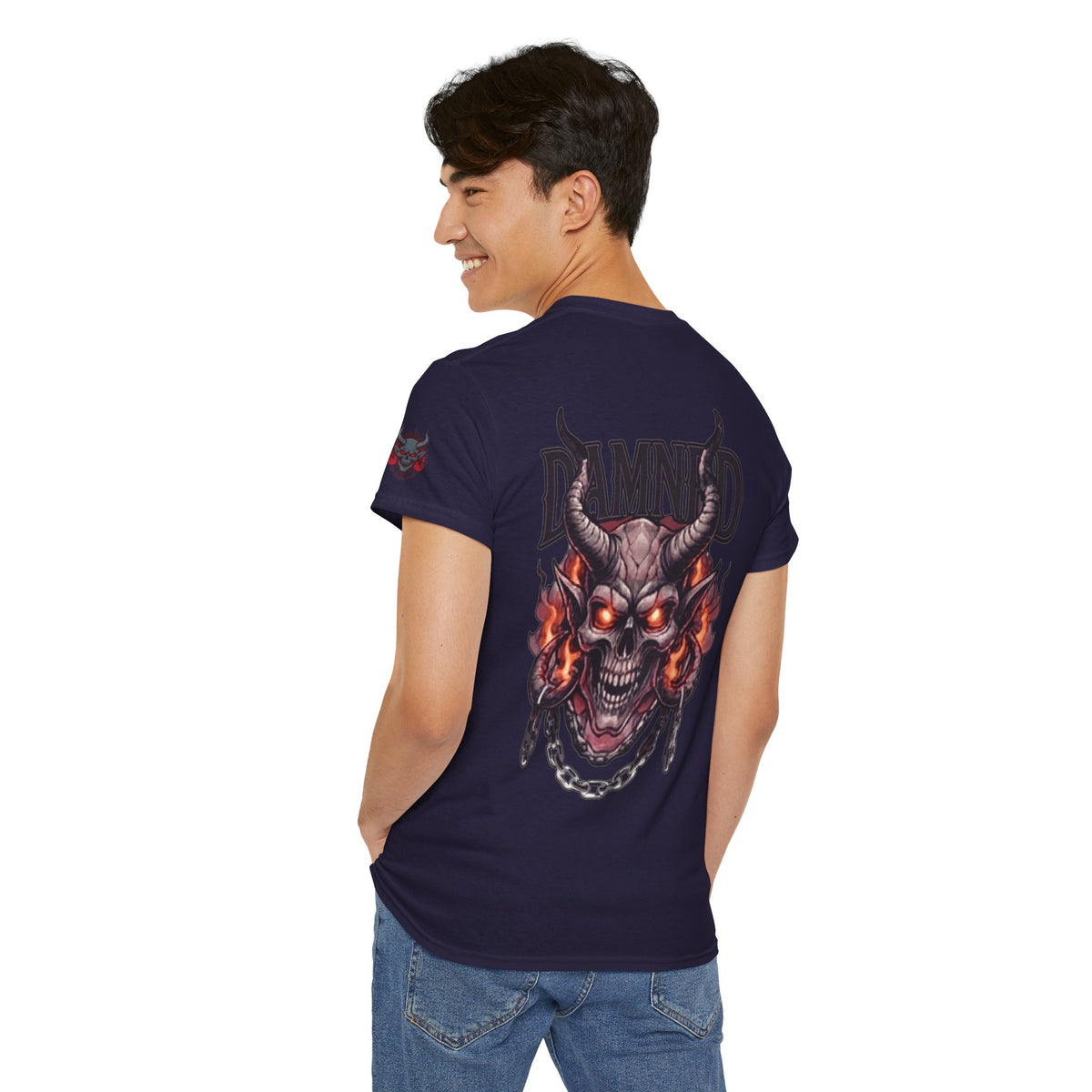 Color: Blackberry | Damned Premium Graphic Tee
