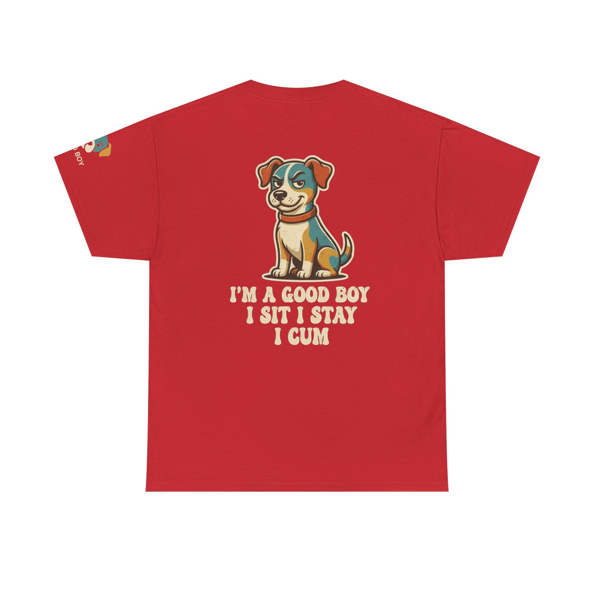 Color: Red | I'm A Good Boy Premium Graphic Tee